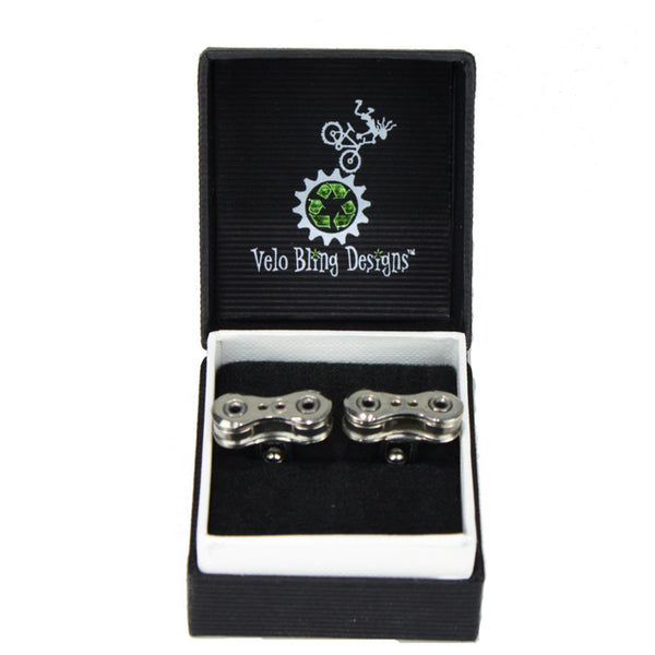 Bike chain cufflinks hotsell